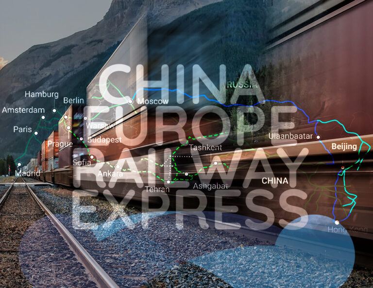 China Europe Railway Express and international freight forwarding